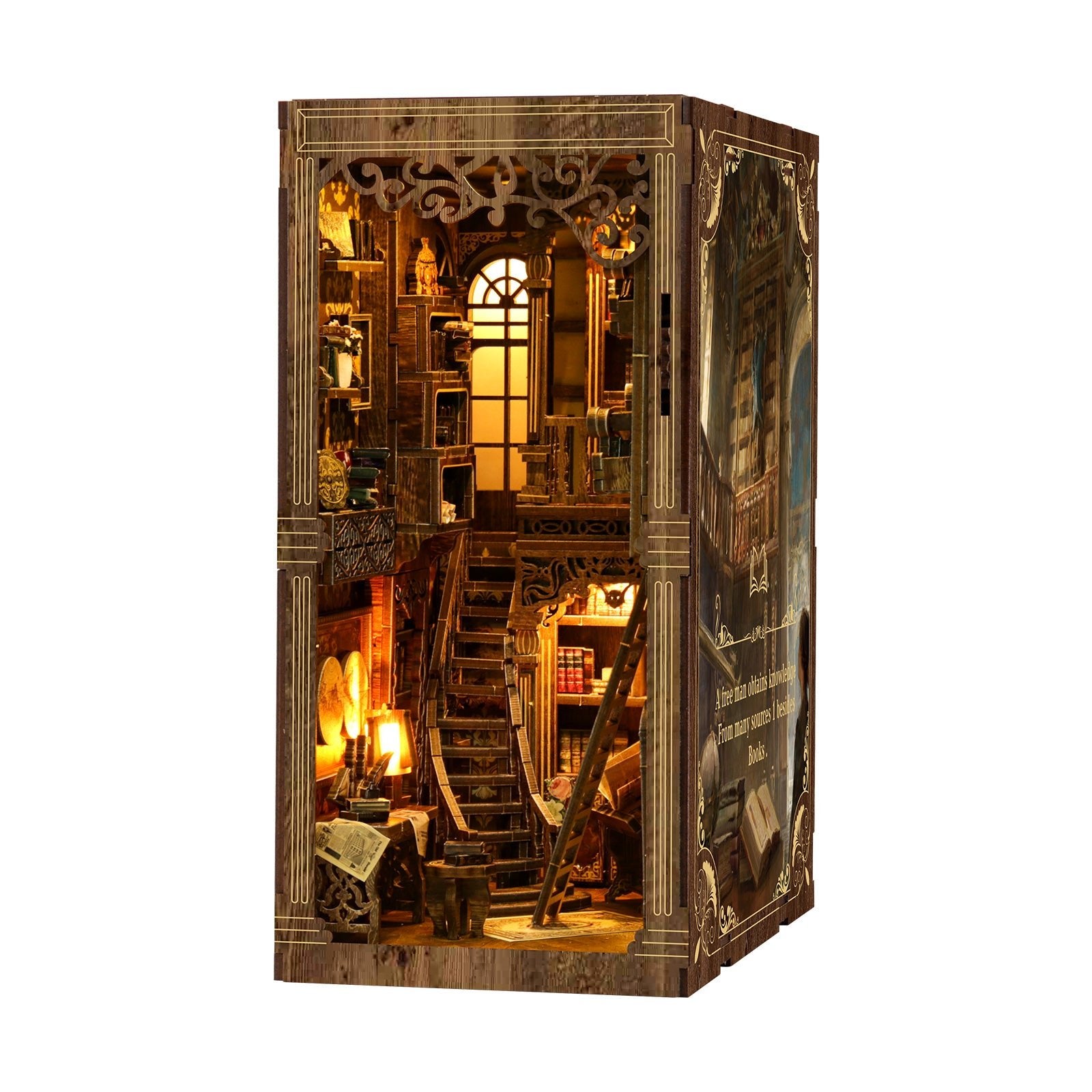 Booknook Antique library - Assemblr